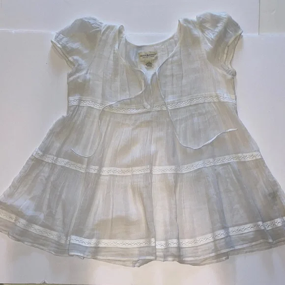 Denim & Supply Ralph Lauren L Peasant Bohemian Southwest Cap Sleeve Pullover Top - Picture 3 of 16